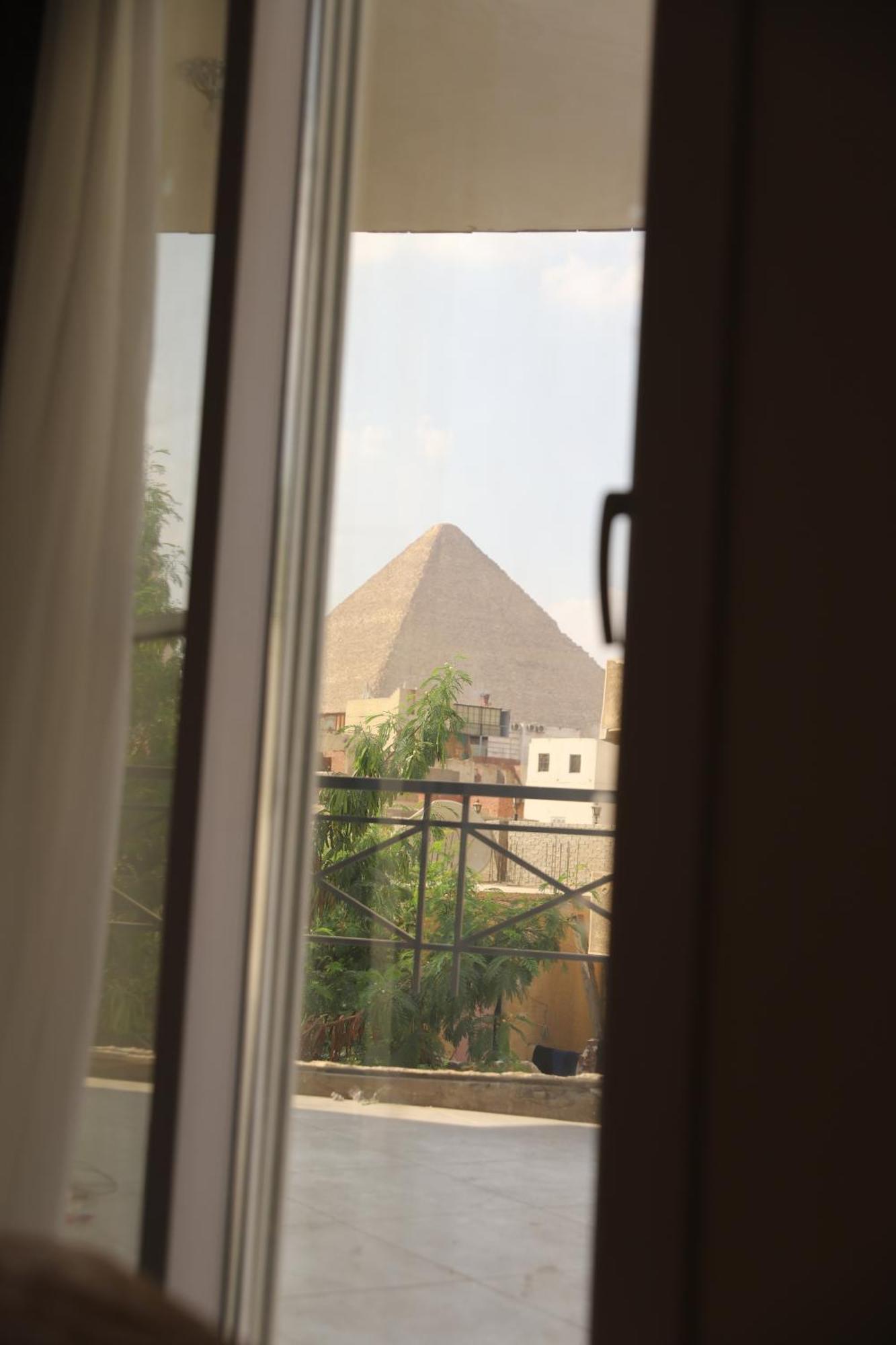 King Khufu Pyramids View Hotel Kafrat al Jabal Exterior foto